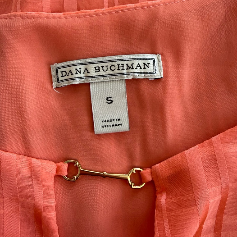 Dana Buchman Coral Sleeveless Blouse - Picture 8 of 10